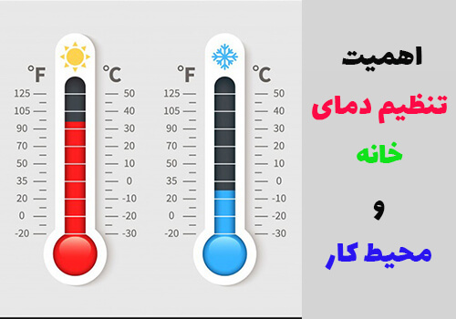 اهمیت تنظیم دمای خانه و محیط کار